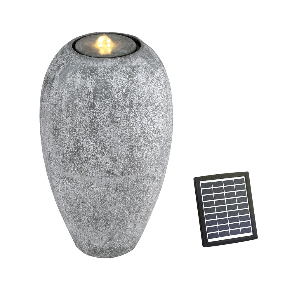 Beige Gardeon Solar Fountain - Water Feature, LED